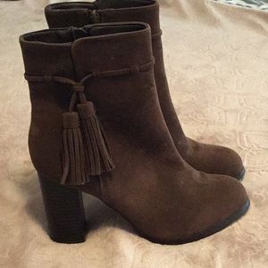 NWOT Faux Suede Booties